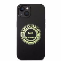 Karl Lagerfeld KLHCP14MSRSGRCK iPhone 14 Plus 6.7 "kietasis dėklas juodas / juodas silikoninis RSG