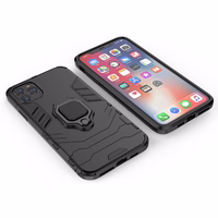 Ring Armor dėklas telefonui Iphone 15 Pro Max juodas