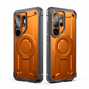 "Supcase Unicorn Beetle Pro Mag MagSafe" 2 komplektų dėklas "Samsung Galaxy S26 Ultra" - juodas ir oranžinis