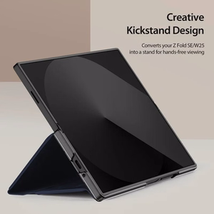 DUX DUCIS dėklas BRIL su rašiklio laikikliu skirtas SAMSUNG Z Fold SE/W25 mėlynas