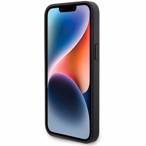 BMW odinis deimantų rašto dėklas telefonui iPhone 15 Pro - juodas