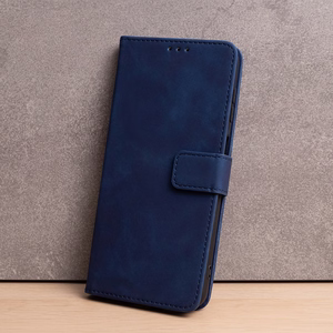 Smart Velvet dėklas Xiaomi Redmi Note 15 5G (EU) tamsiai mėlynas