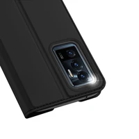 Dux Ducis Skin Pro dėklas telefonui dėklas su atvartu Vivo V23e juoda