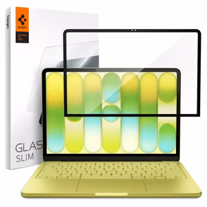 Spigen Glas.tR Slim FC Tempered Glass Screen Protector for MacBook Neo 13" 2026 - Black