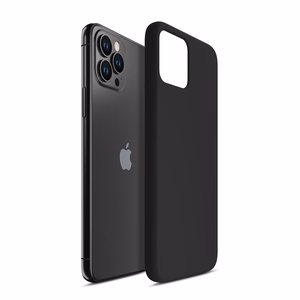 3mk silikoninis dėklas iPhone 11 Pro Max - juodas