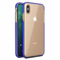 VERGE gelinis dėklas IPHONE XS MAX mėlynas