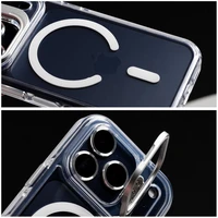 Dėklas LENS MAG COVER suderinamas su MagSafe telefonui IPHONE 16 PRO baltas