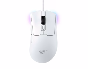 Havit MS966 RGB laidinė žaidimų pelė (balta)