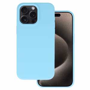 Silikoninis plonas dėklas (m) telefonui Xiaomi 15 Pro 5G - šviesiai mėlynas