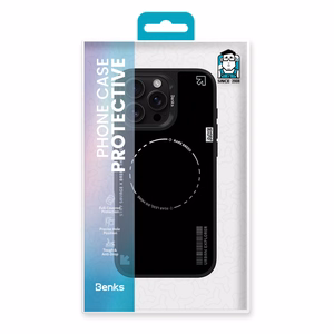 Benks Dynamic Minimalistinis dėklas Iphone 16 Pro Max juodas