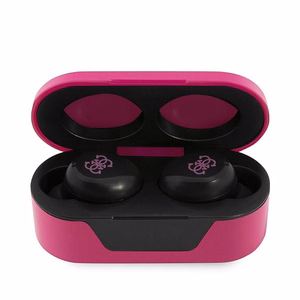 Беспроводные наушники Guess GUTWST31EM TWS Bluetooth с зарядным кейсом малинового цвета