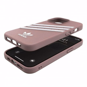 Adidas OR formuotas dėklas PU iPhone 13 Pro / iPhone 13 - rožinis
