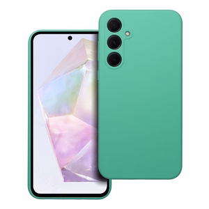 Dėklas telefonui SILICONE 2mm SAMSUNG A35 5G mėtinai žalias