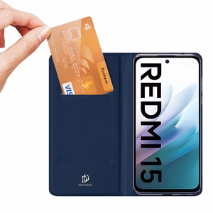 Dėklas Dux Ducis Skin Pro Xiaomi Redmi 15 4G/Redmi 15 5G tamsiai mėlynas