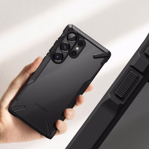 Ringke Fusion X dėklas Samsung Galaxy S25 Ultra - juodas