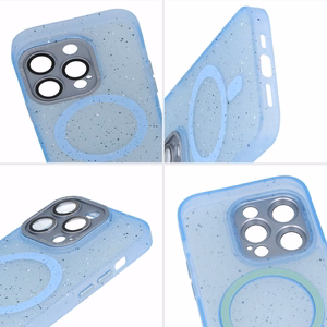 Tel Protect Magnetinis Splash Matinis dėklas telefonui iPhone 15 Pro šviesiai mėlynas