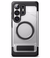 Ringke UX Magnetic MagSafe Dėklas for Samsung Galaxy S26 Ultra - Clear juodas