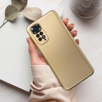 METALLIC dėklas telefonui XIAOMI Redmi NOTE 14 Pro 5G auksinis