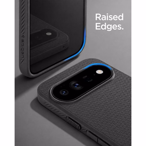 Spigen Liquid Air Mag MagSafe dėklas, skirtas Google Pixel 11 Pro, matinis juodas