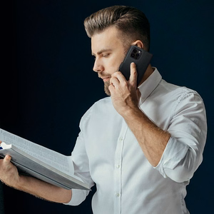 Tech-Protect Wallet magnetinis dėklas telefonui su MagSafe iPhone 15 - juodas