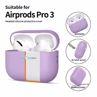 Tech-Protect silikoninis dėklas AirPods Pro 3 violetinis