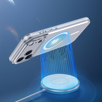 Dux Ducis Clin magnetinis dėklas iPhone 17 Pro suderinamas su MagSafe - permatomas