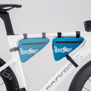 Rockbros G001 Flash Journey trikampis 0,8 l dviračio rėmo krepšys – mėlynas