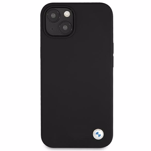 BMW Silicone Signature dėklas telefonui iPhone 13 mini - juodas