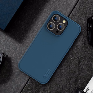 Dėklas Nillkin Super Frosted Shield Pro Magnetic Apple iPhone 14 Pro Max mėlynas