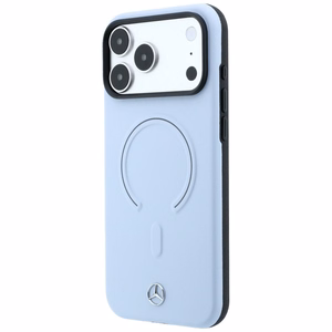 Mercedes 3D MagSafe odinis dėklas, skirtas iPhone 18 Pro Max / 17 Pro Max, mėlynas