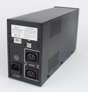 Gembird UPS-PC-850AP nepertraukiamo maitinimo šaltinis (UPS), Line-Interactive, 0,85 kVA, 520 W, 4 AC lizdai
