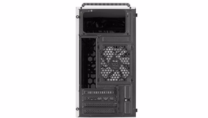Aerocool PGS CS-109-G-WT-v1 FRGB baltas kompiuterio korpusas