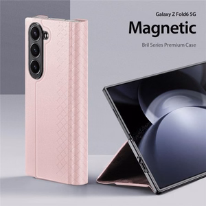 Telefono dėklas Dux Ducis Bril Samsung F966 Z Fold7 rožinis