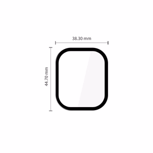 Tech-Protect Glass Flex+ hibridinis stiklas, 2 vnt. komplektas, skirtas Xiaomi Redmi Watch 6, juodas