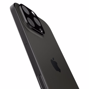 Spigen Optik.tR Apsauginis stiklas kamerai iPhone 14 Pro / Pro Max / 15 Pro / Pro Max / 16 Pro / Pro Max - Juodas 2 vnt.