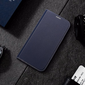 Dux Ducis Skin X2 dėklas telefonui iPhone 14 Plus su magnetine uždanga mėlynas