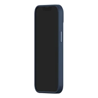 Baseus Liquid Silica magnetinis dėklas ir grūdinto stiklo rinkinys iPhone 14 Plus (mėlynas)