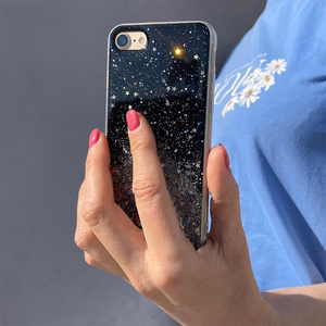 Wozinsky Star Glitter Shining dėklas telefonui Samsung Galaxy M51 žalias