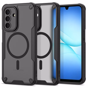 Tech-Protect Rugged Shield MagSafe dėklas, skirtas Samsung Galaxy A17 / A18 / A26 4G / 5G, matinis juodas