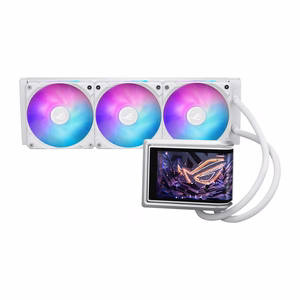 Asus ROG RYUO IV 360 ARGB - viskas viename vandens aušintuvas, 12 cm (baltas)