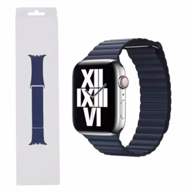 Originali Apple odinė Loop apyrankė 44/45/46/49MM MLHM2ZM/A SIZE L MIDNIGHT BLUE originali plomba