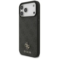 Guess 4G Small Classic Logo MagSafe dėklas iPhone 17 Pro Max - juodas