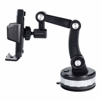 Automobilio laikiklis priekinio stiklo / prietaisų skydelio SUPER STRONG ZP-X0566 juodas