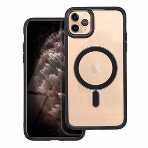 Dėklas telefonui (m) COLOR EDGE MAG COVER, suderinamas su MagSafe skirtas iPhone 11 Pro Max, juodas (m)