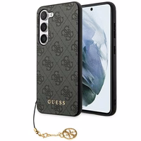 Guess 4G Charms Collection dėklas telefonui Samsung Galaxy S24 - juoda