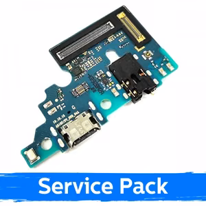 Krovimo lizdas skirtas Samsung A515 2020 A51 su lanksčiąja jungtimi / plata (Service Pack)