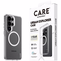 CARE by PanzerGlass Urban Explorer Transparent Case w. White Qi for Samsung Galaxy S26 Ultra - transparent