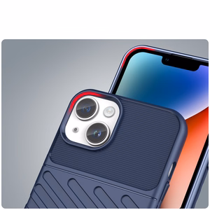 Thunder Case iPhone 14 Plus dėklas telefonui su apsauga - mėlynos spalvos