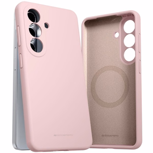 Dėklas Mercury Pure Magsafe Silicon Case Samsung S947 S26 Plus rožinio smėlio