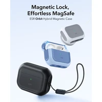 ESR Orbit HaloLock MagSafe dėklas AirPods Pro 3 juodas